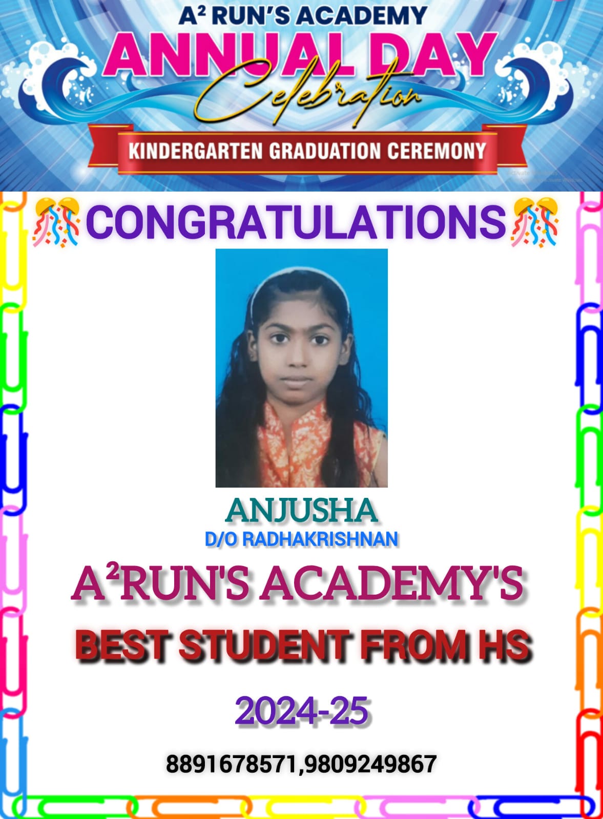 Best Student 2024-25